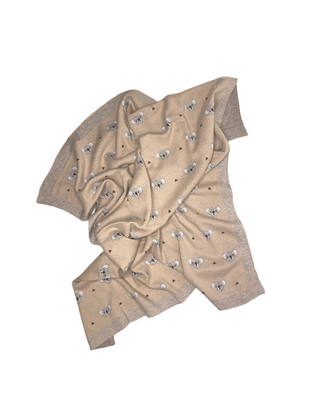 Koala Baby Blanket  Beige