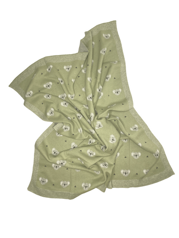 Koala Baby Blanket  Sage