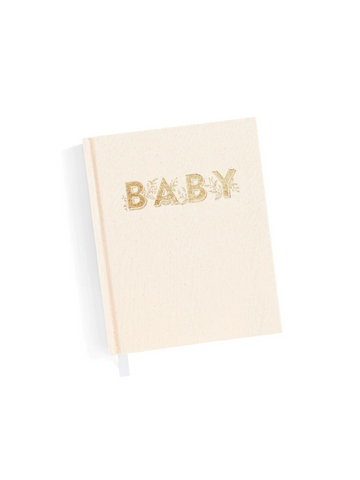 Mini Milestones Baby Book Oatmeal