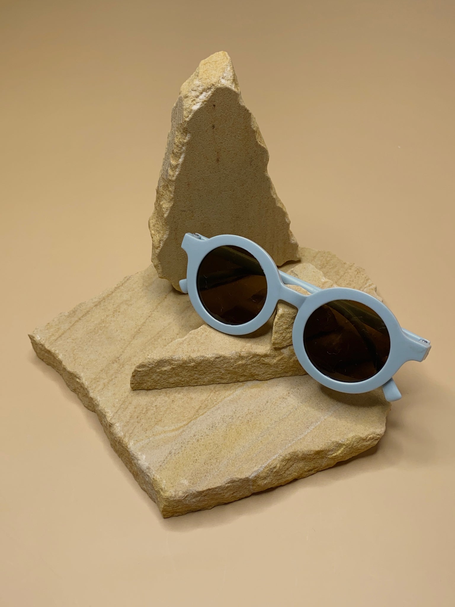 Baby Round Sunglasses Sky Blue