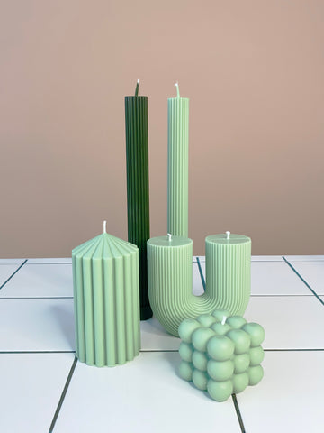 Skinny Pillar Forest Green