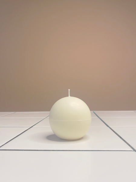 Spherical Candle White