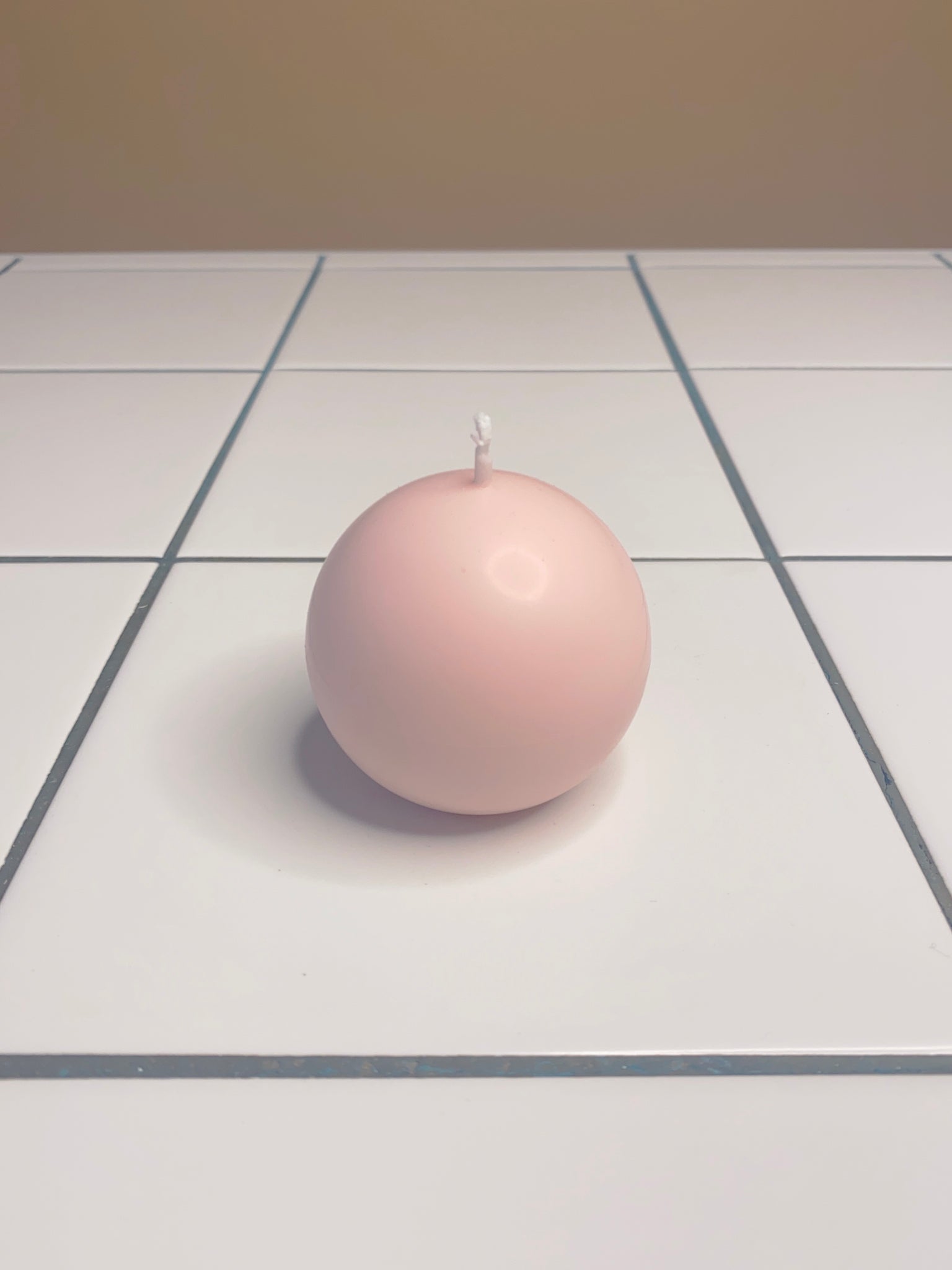 Spherical Candle Pink