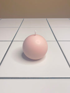 Spherical Candle Pink